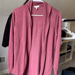 Ella Moss Rose Open Front Cardigan